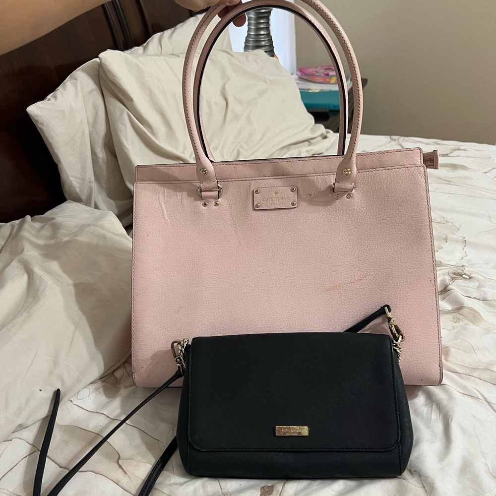 Kate spade women’s shoulder bag and crossbody bag pink black